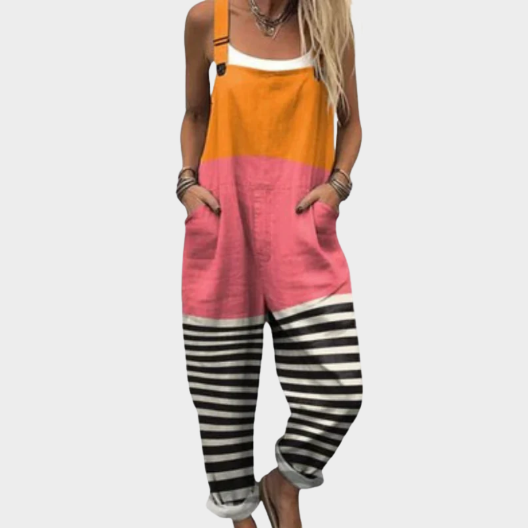 Peto Color-Block con Rayas