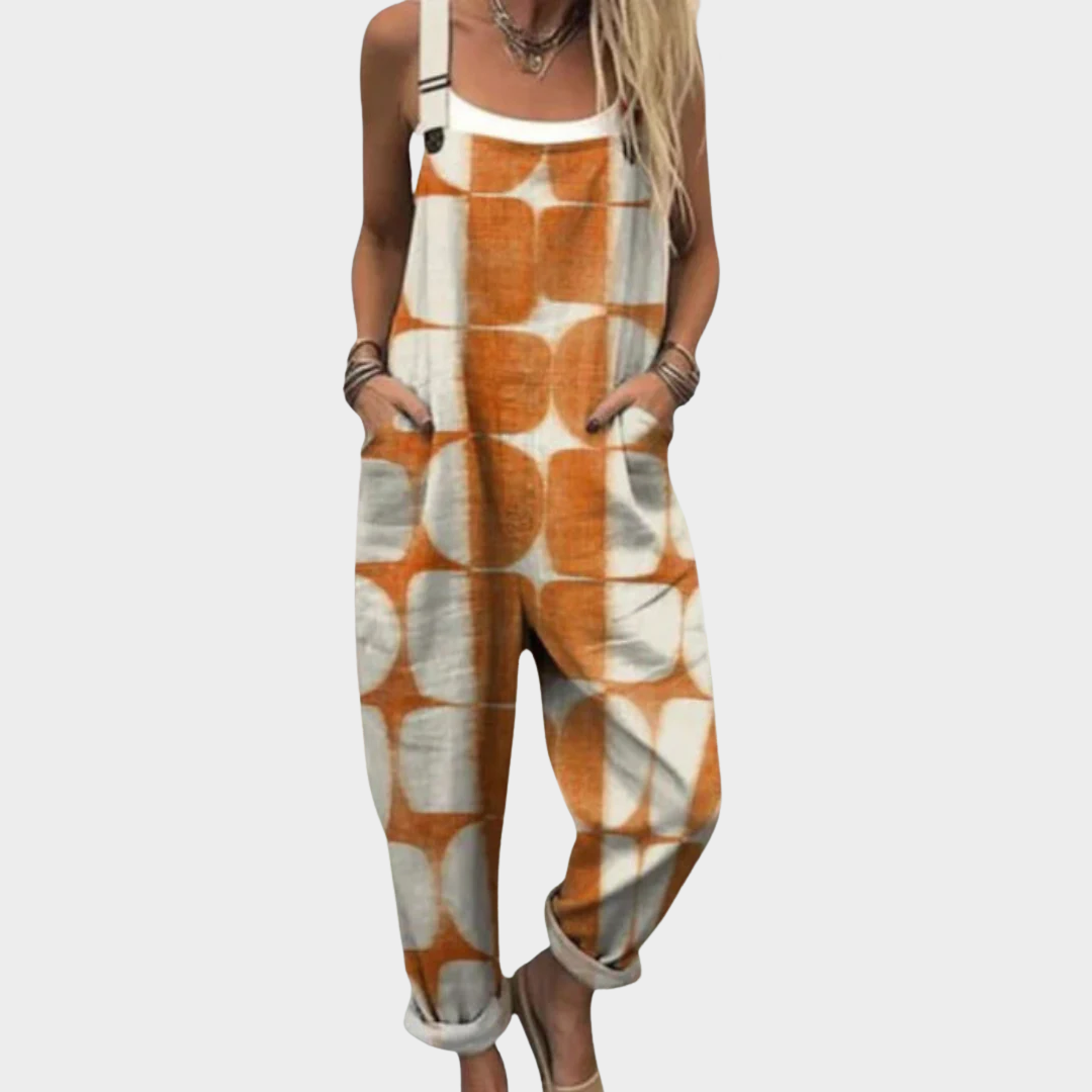 Peto con Círculos Batik Naranja