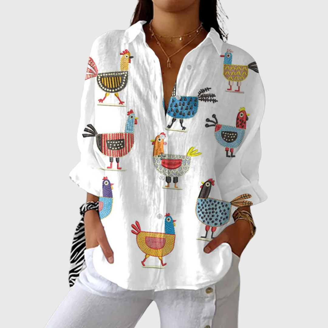 Blusa Estampada Ligera y Colorida