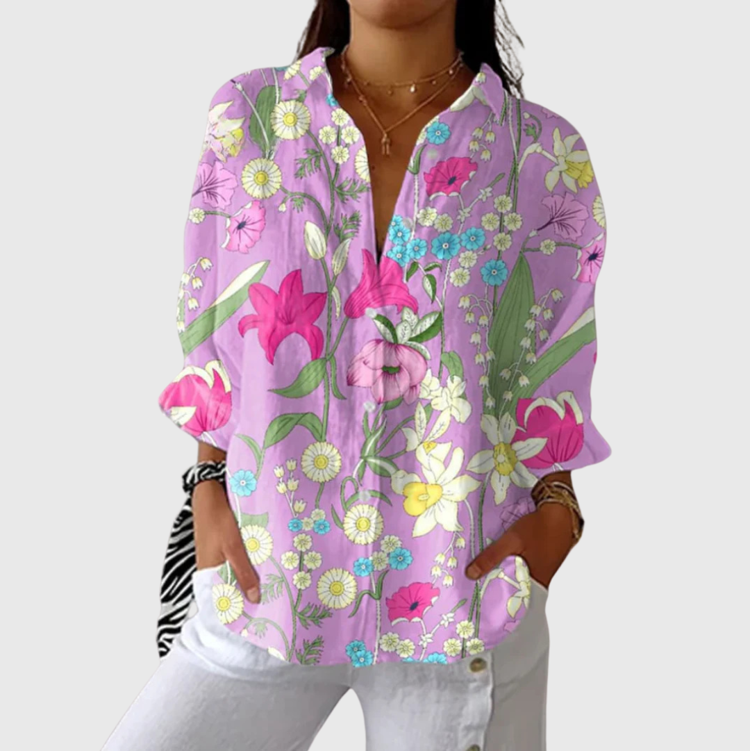 Blusa Estampada Ligera y Colorida