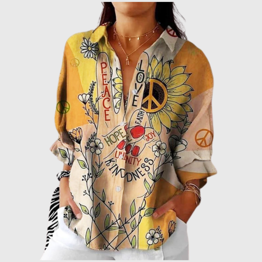 Blusa Estampada Ligera y Colorida