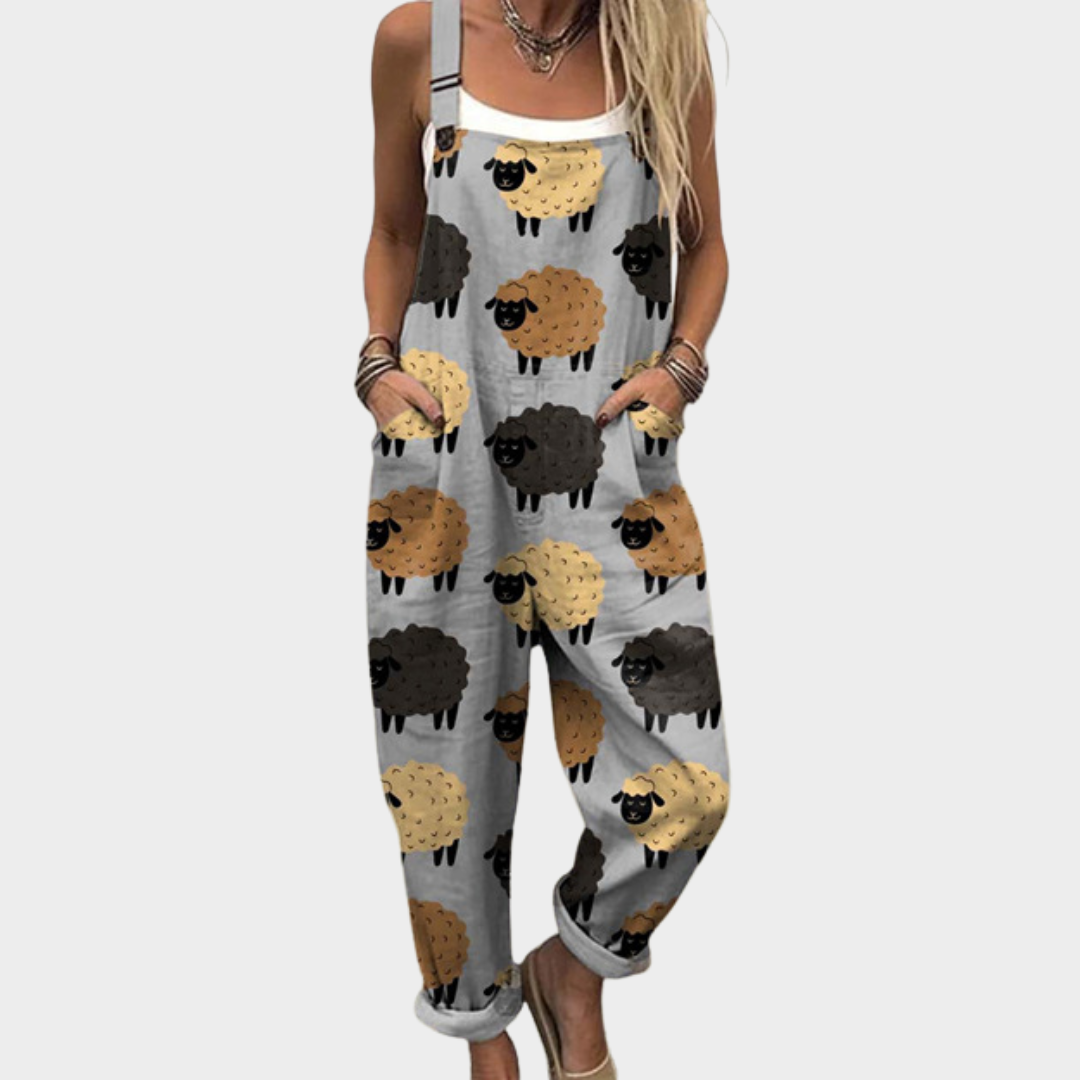 Peto con Ovejas Gris