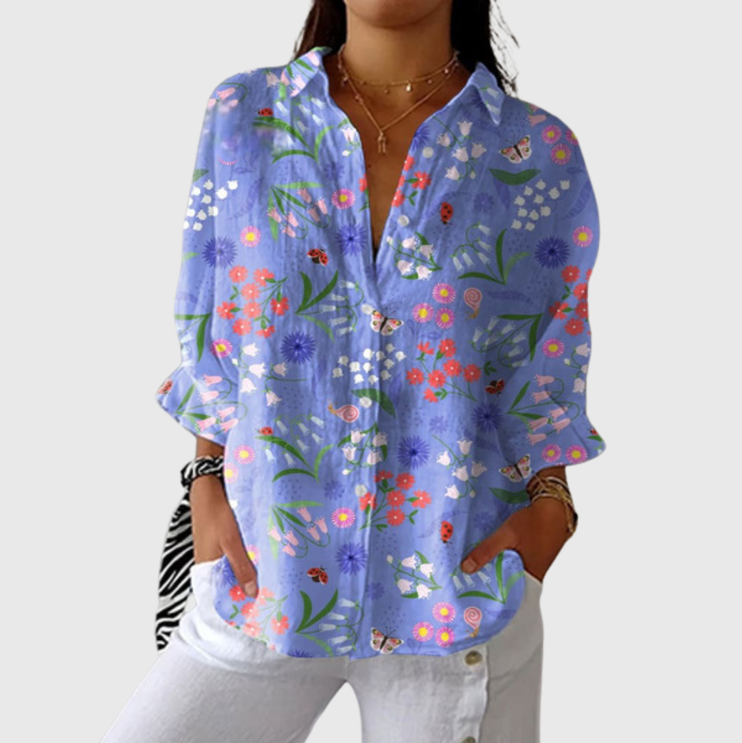 Blusa Estampada Ligera y Colorida