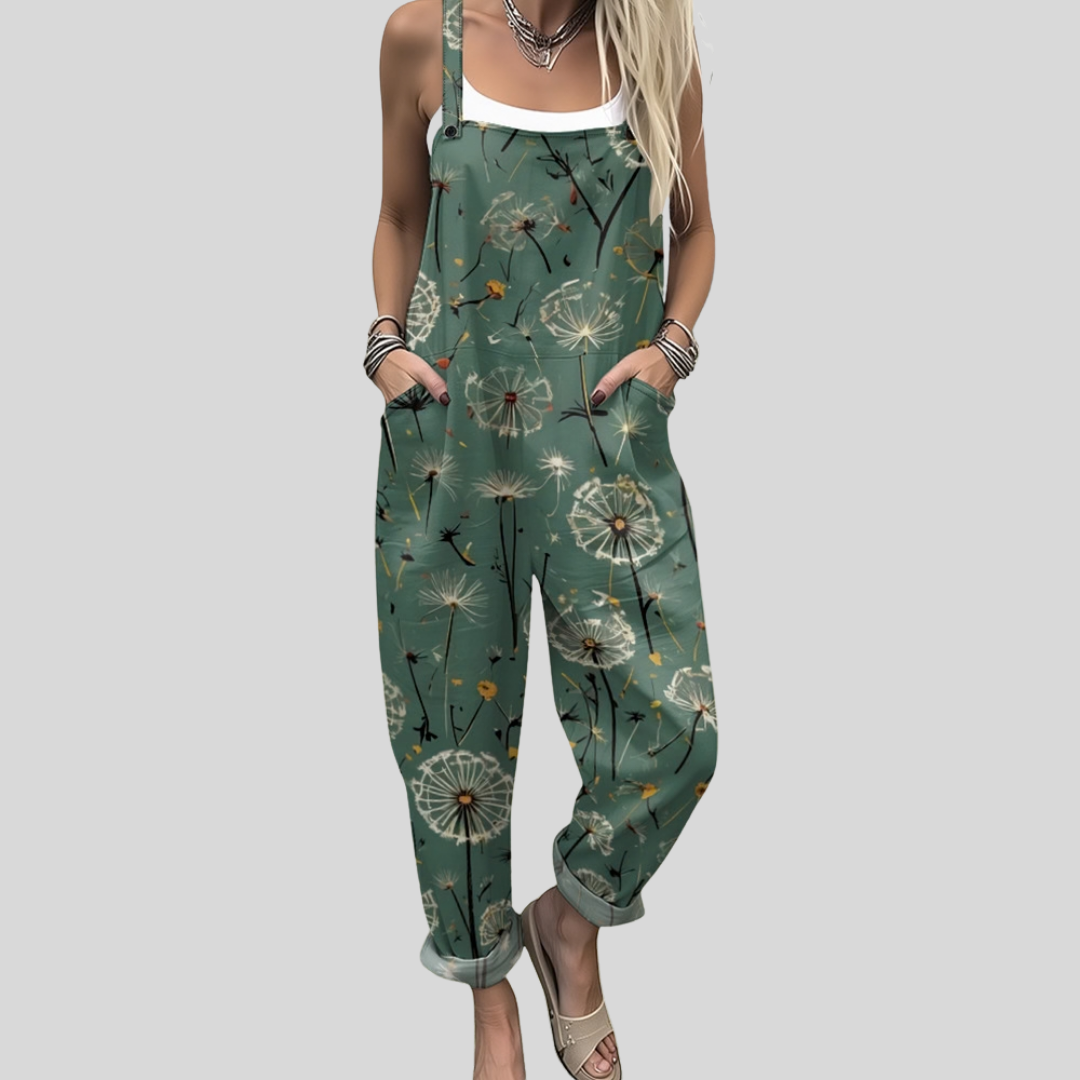 Peto verde con vilanos