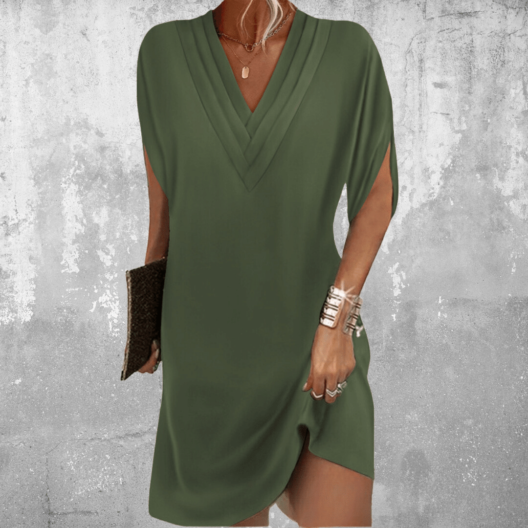 Minetta - Vestido Elegante con Efecto Vientre Plano
