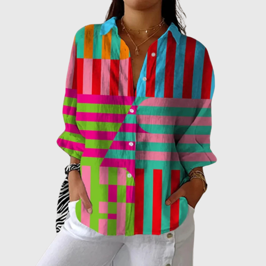 Blusa Estampada Ligera y Colorida