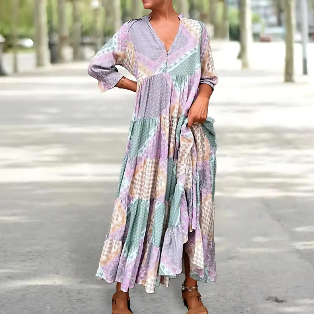 Florentina - Elegante Vestido Estampado