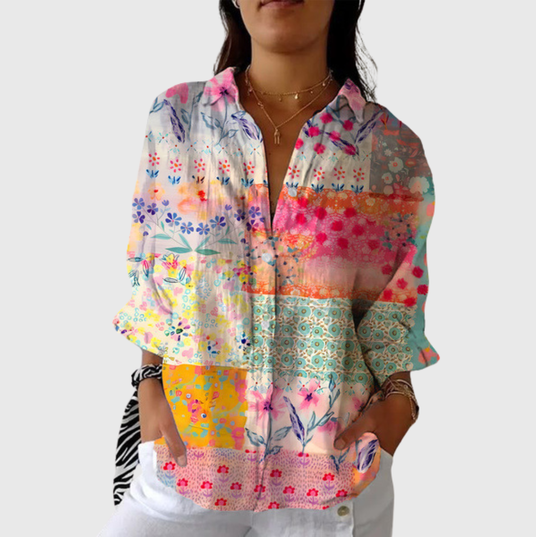 Blusa Estampada Ligera y Colorida