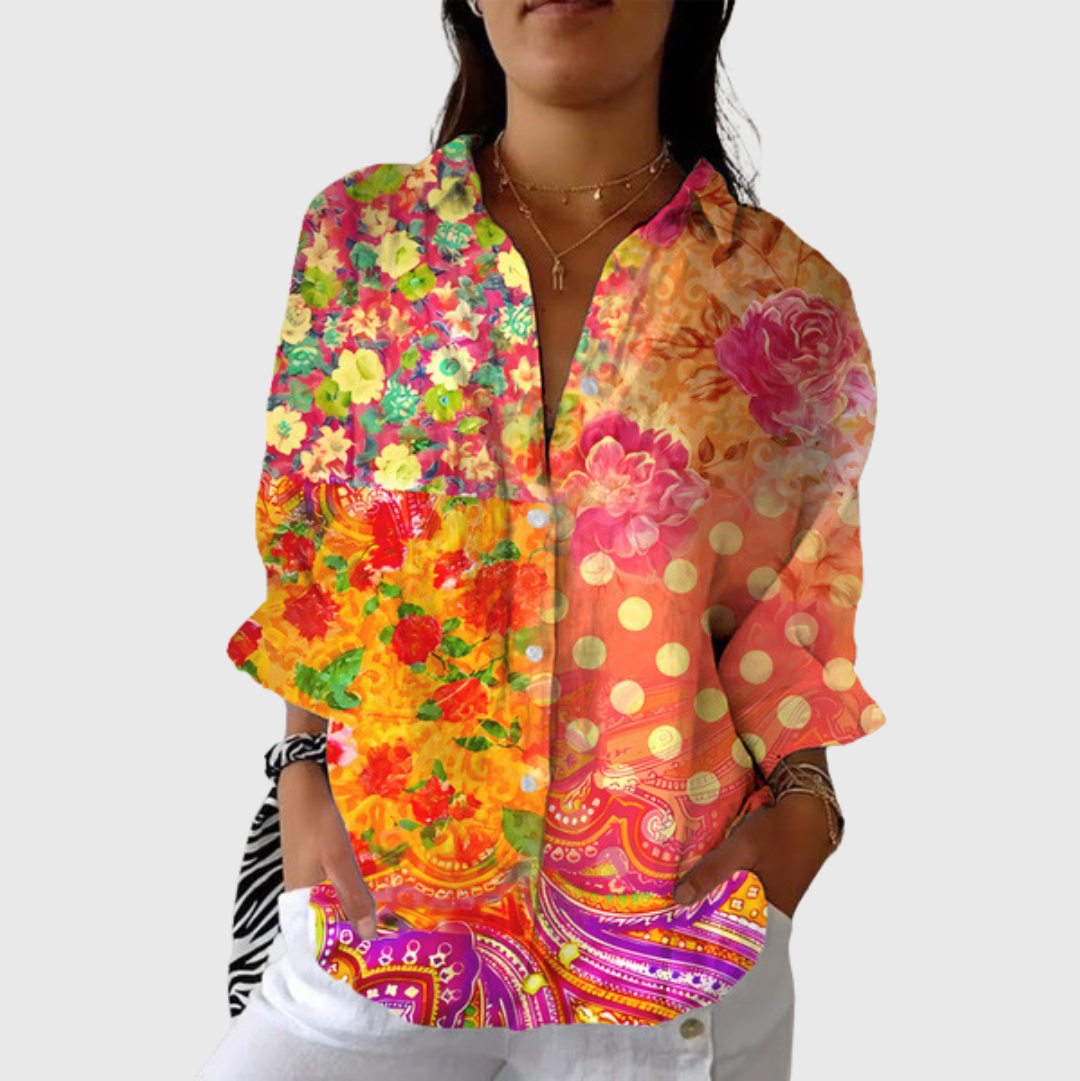 Blusa Estampada Ligera y Colorida