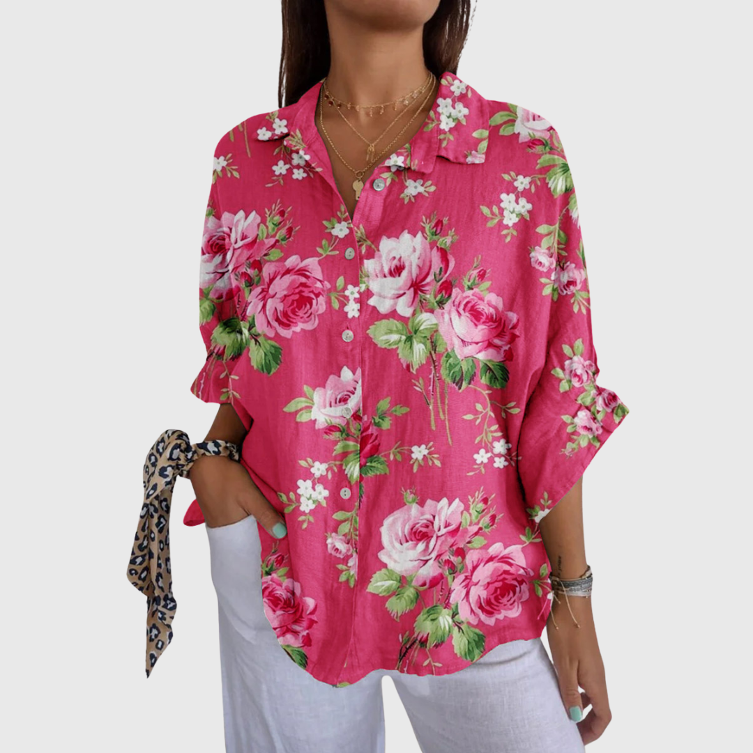 Blusa Ligera y Colorida Estampada