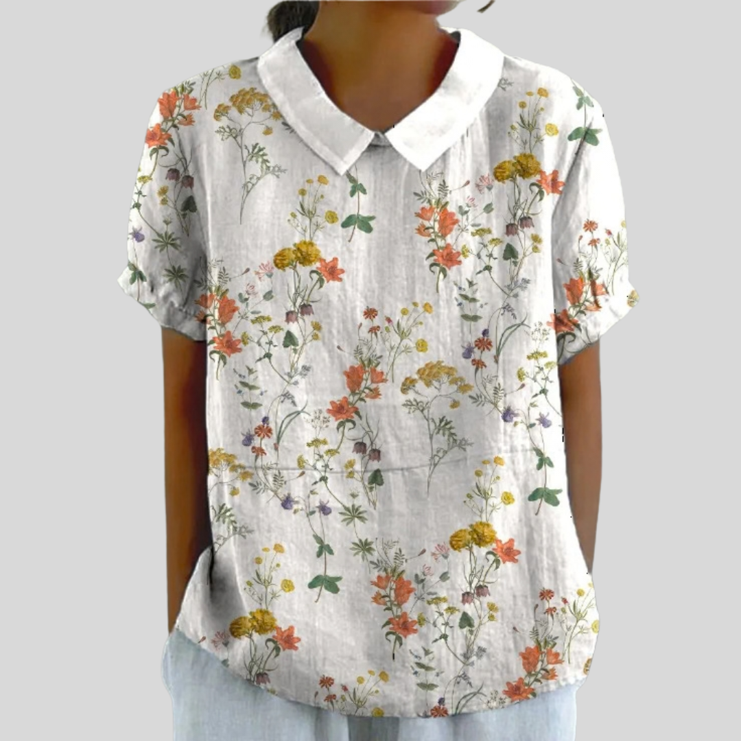 Top de Flores Elegante