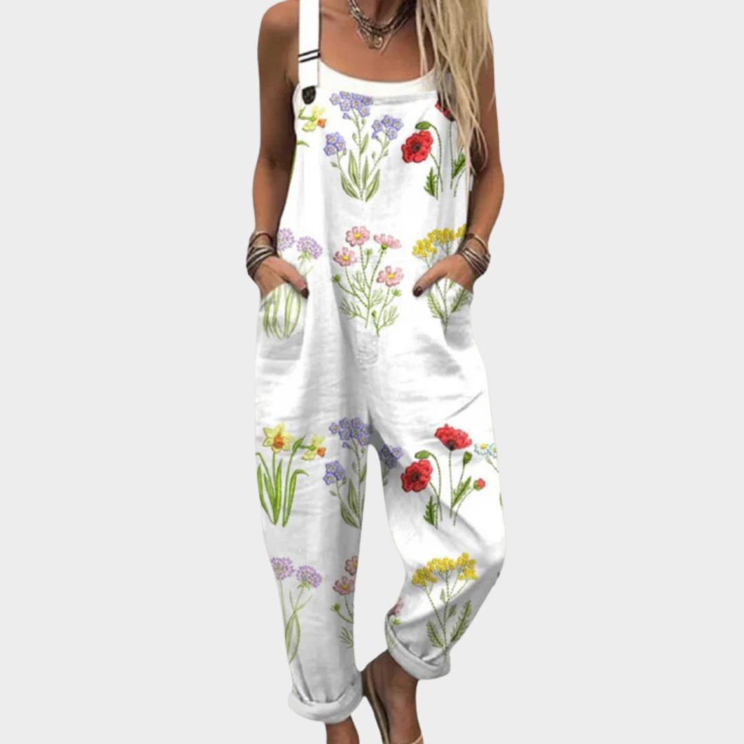 Peto con Pradera Silvestre Blanco