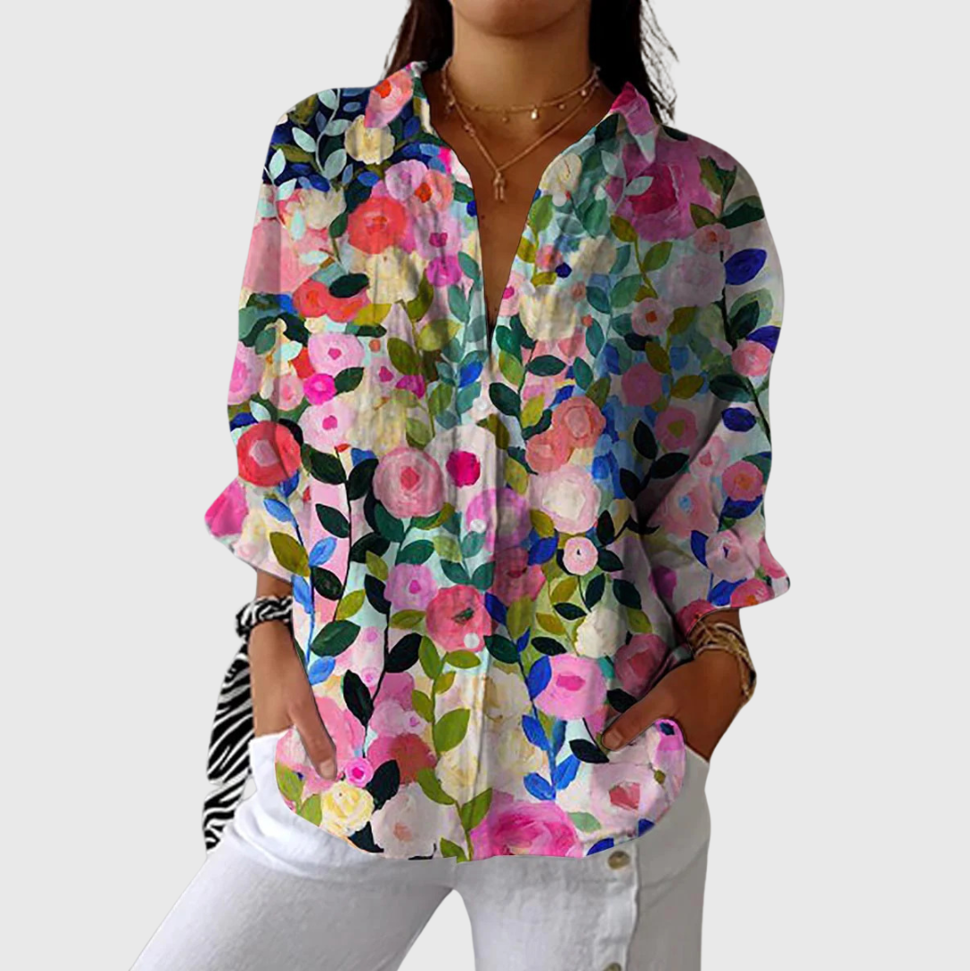 Blusa Estampada Ligera y Colorida
