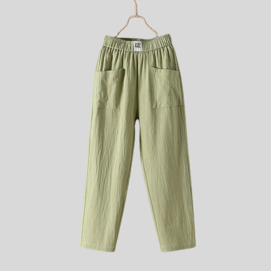 Alyra - Pantalón Relaxed Fit con Bolsillos
