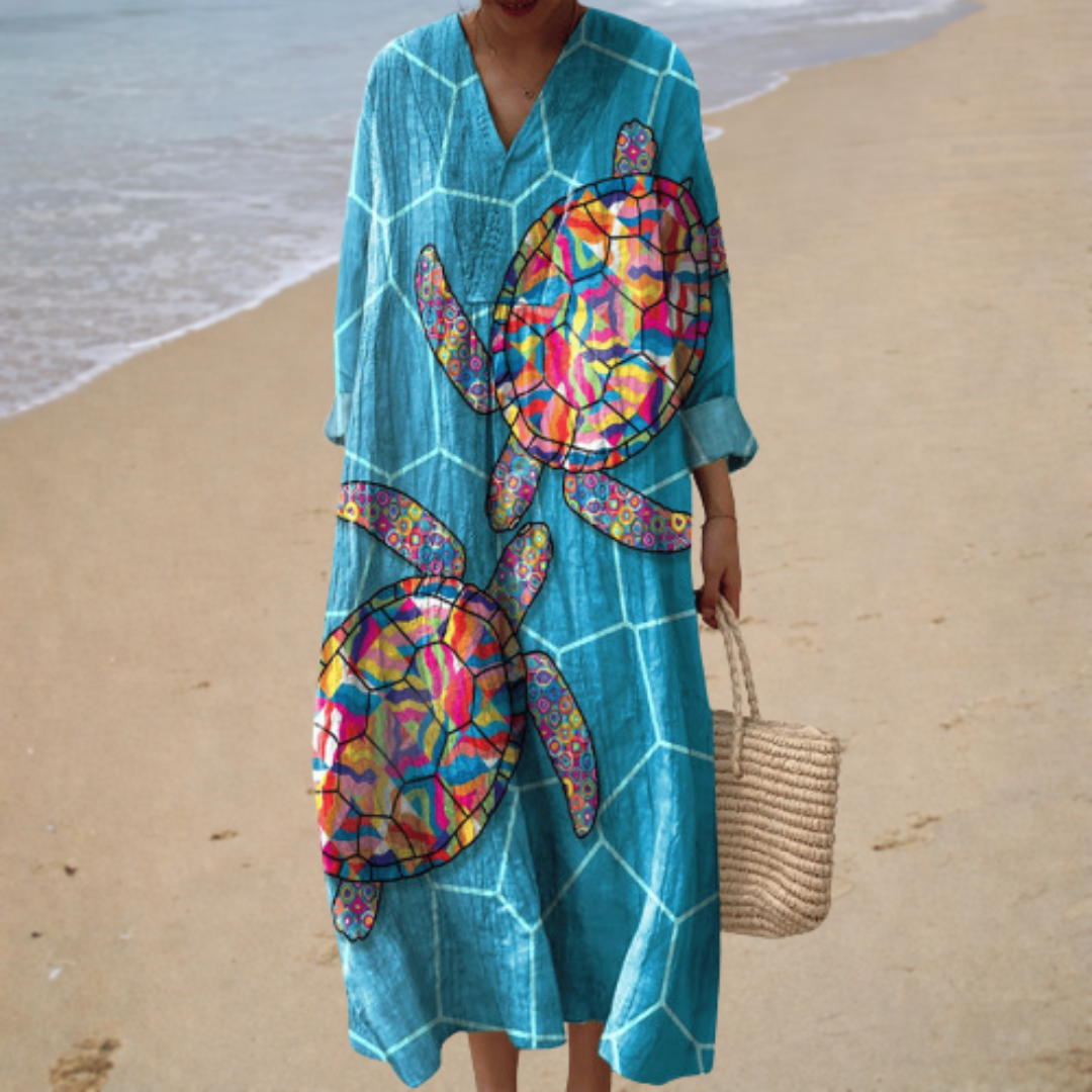 Vestido de Verano Vaporoso Estampado