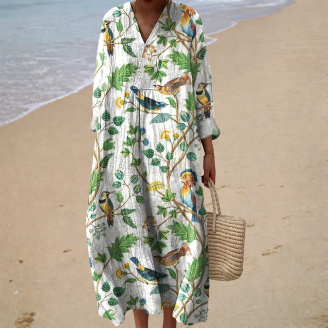 Vestido de Verano Fluido Estampado