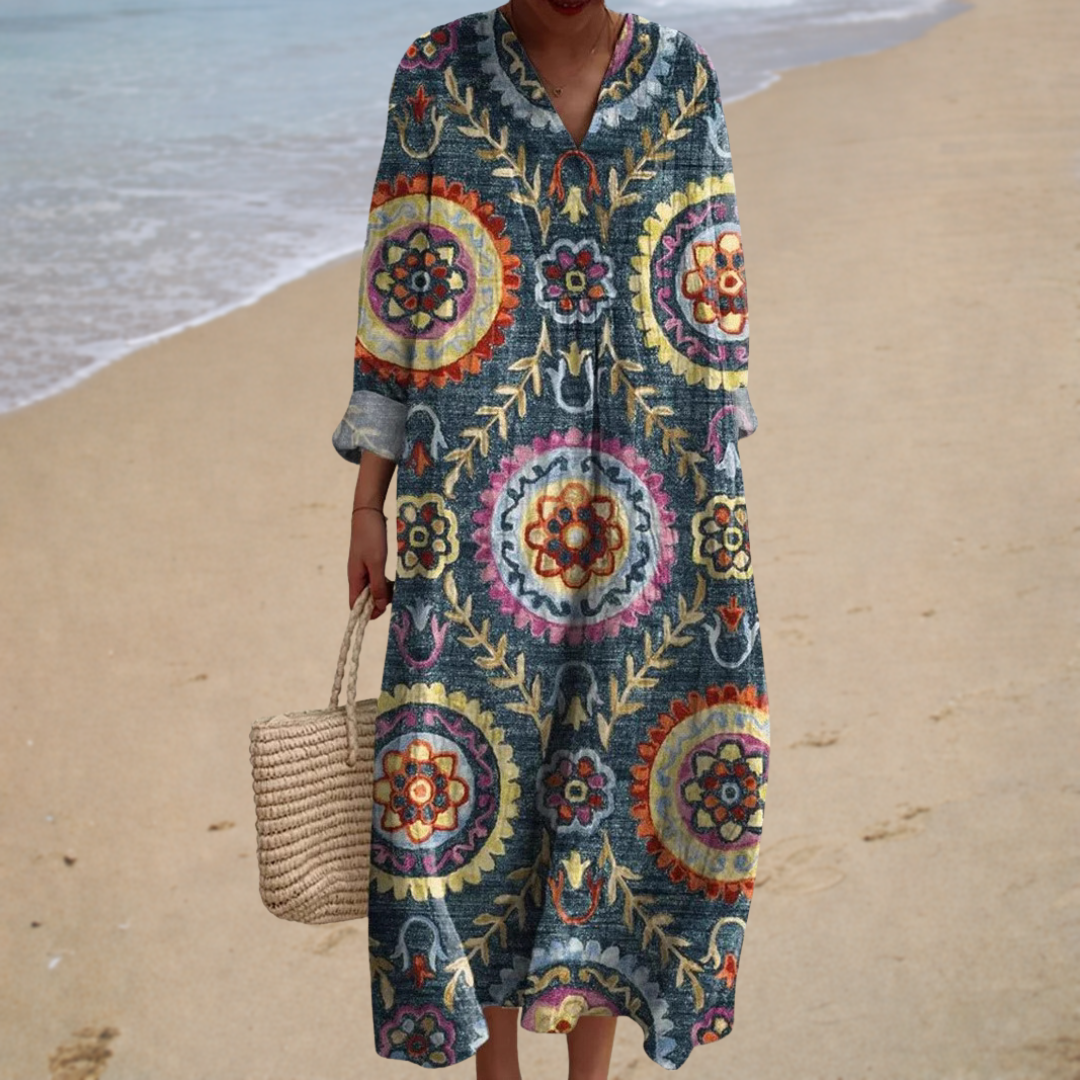 Vestido de Verano Vaporoso Estampado