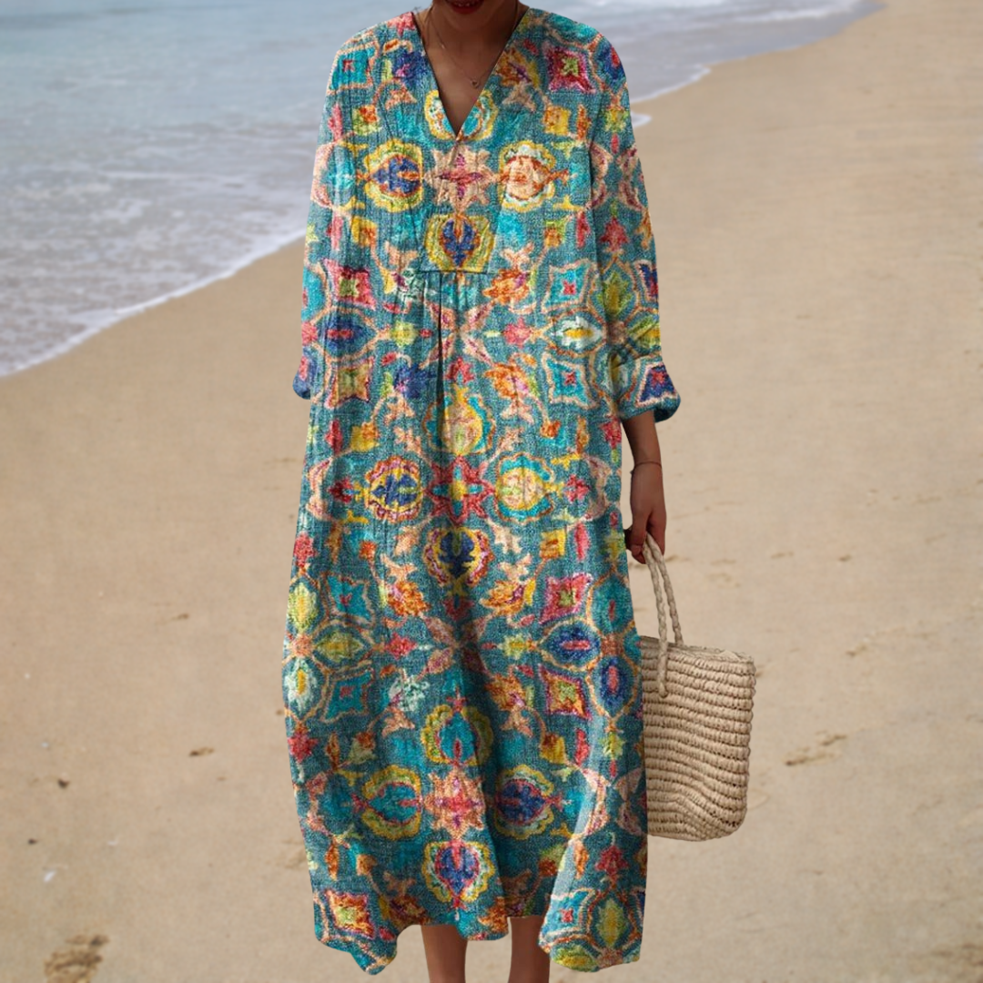 Vestido de Verano Vaporoso Estampado