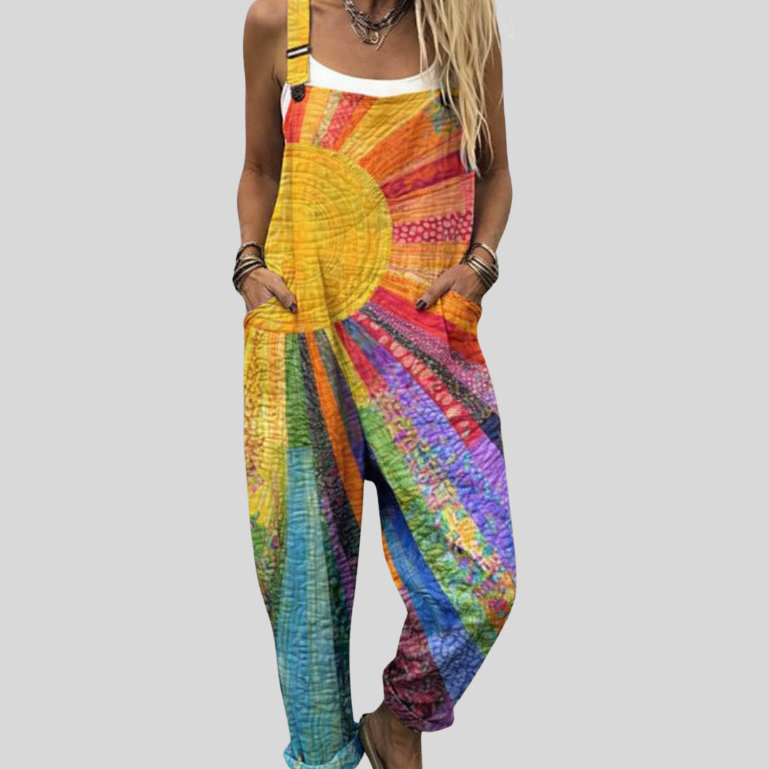Peto de colores batik con sol