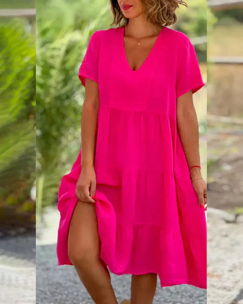 Bexley - Vestido de Verano Informal con Escote en V