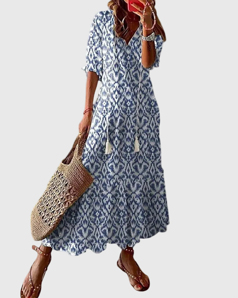 Amalia | Maxivestido Boho Vintage para el Verano