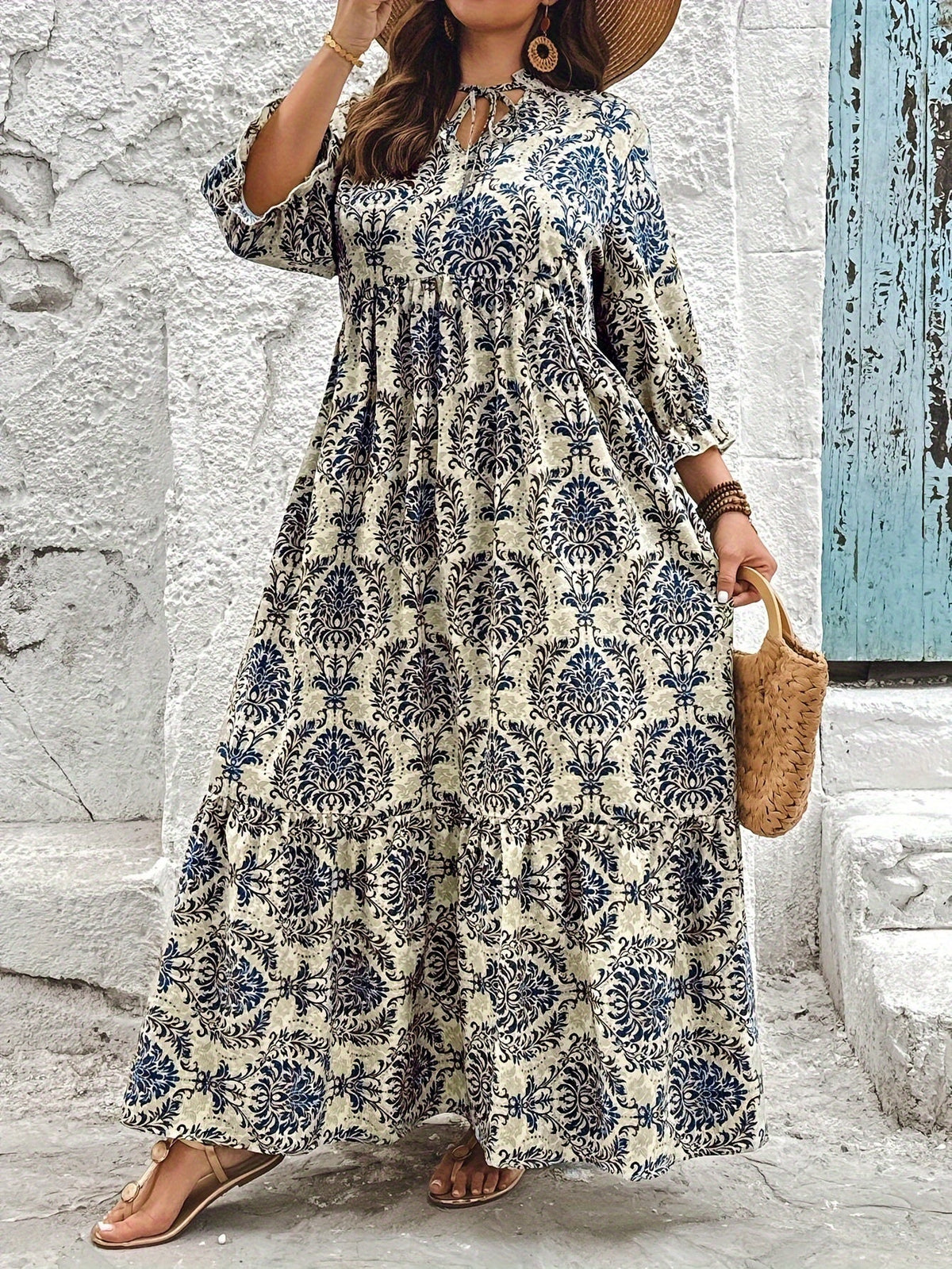 Molly - Vestido Boho de Mosaico