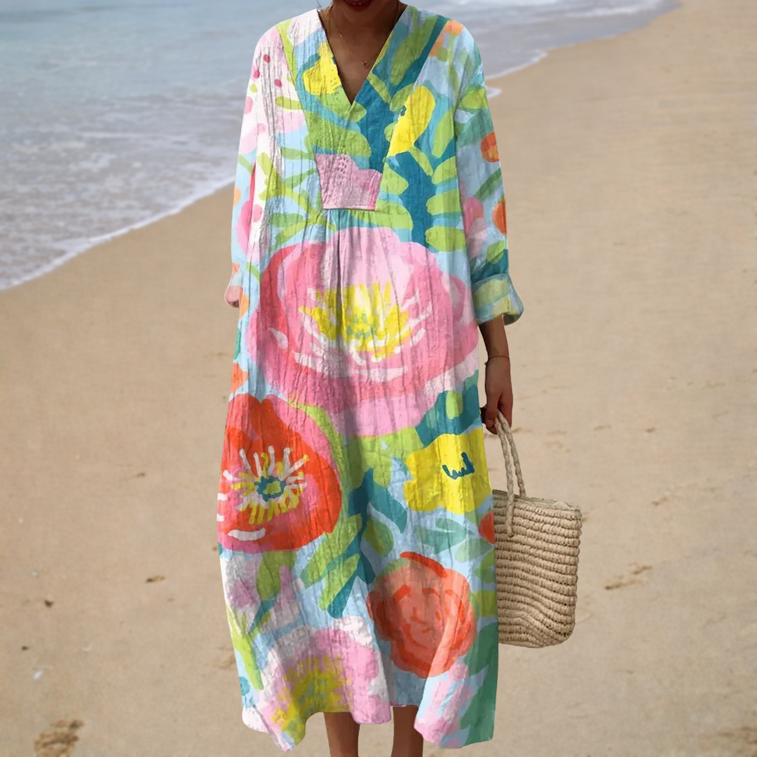 Vestido de Verano Fluido Estampado