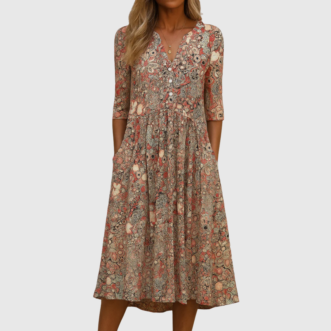 Harlow | Vestido Elegante con Escote en V