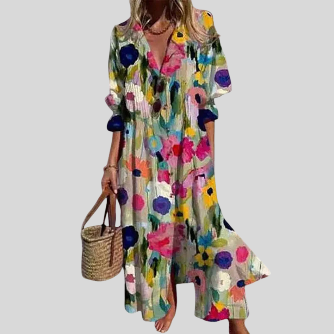 Zariah | Elegante Maxivestido de Estilo Boho