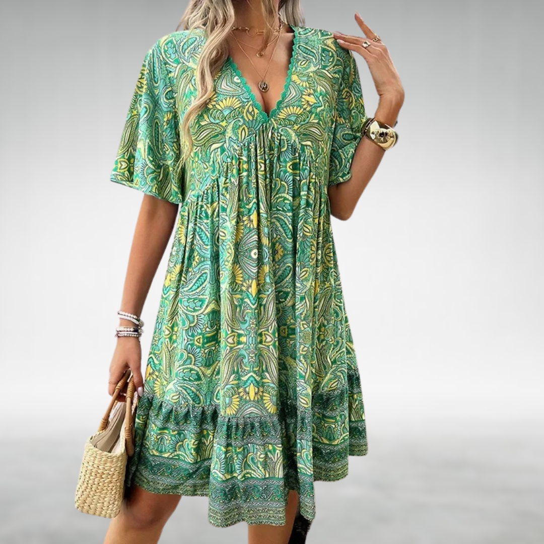 Quinley - Vestido Swing Boho