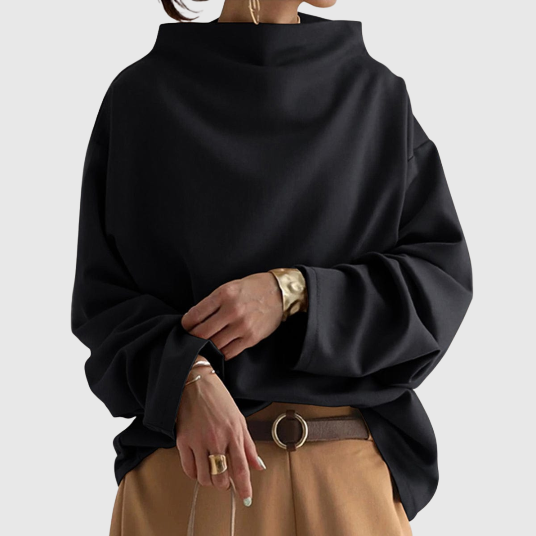 Lisa | Jersey de corte relajado con cuello alto