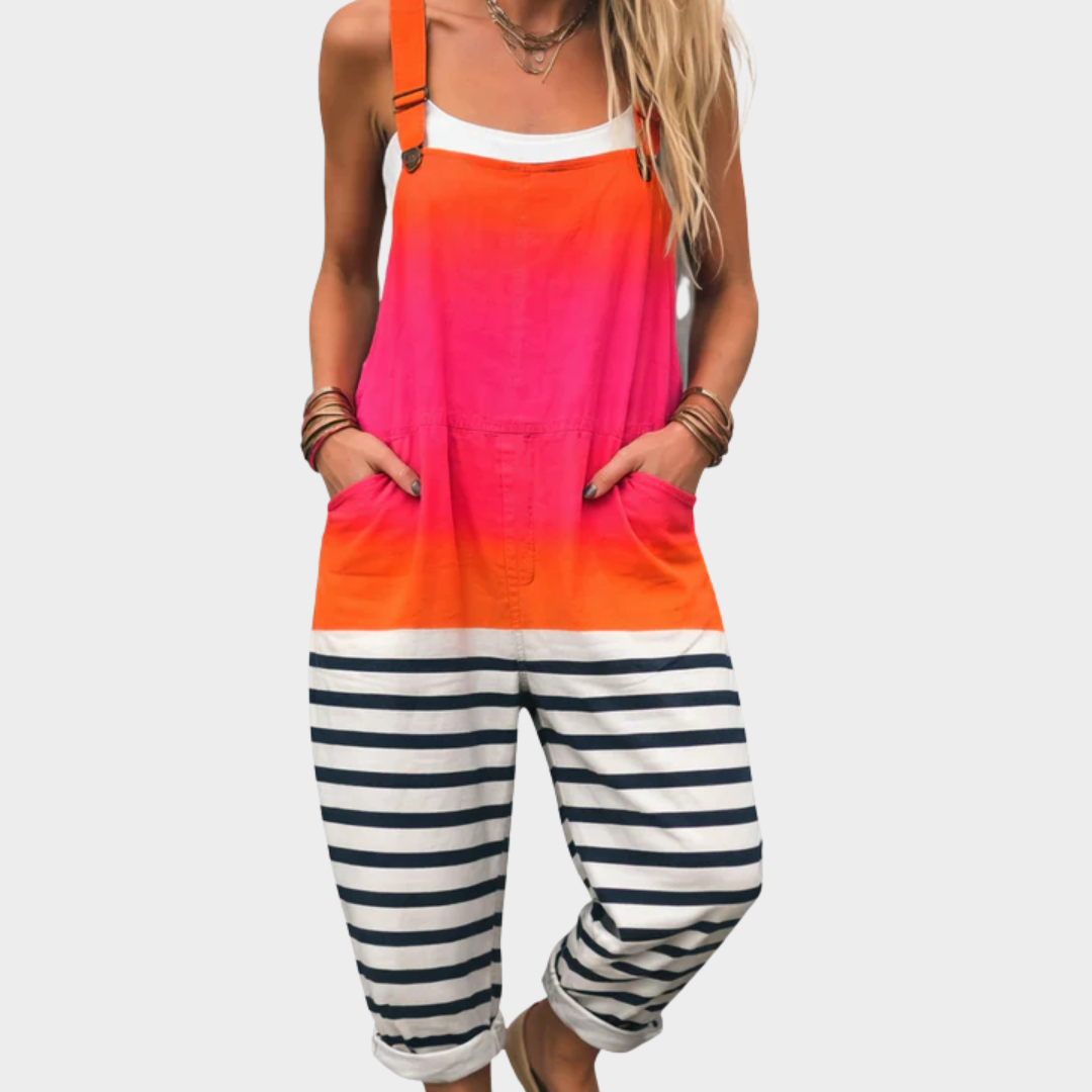 Peto Naranja-Rosa con Rayas