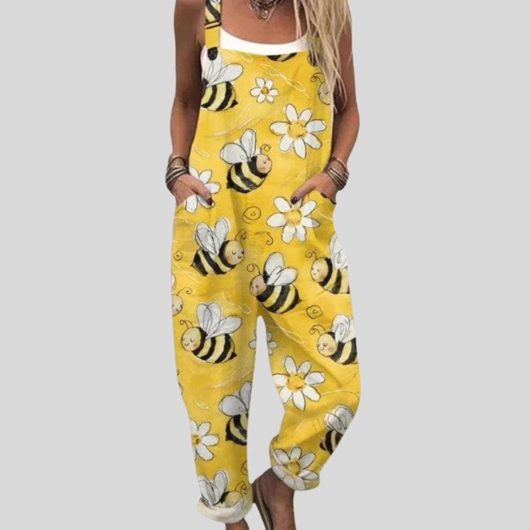 Peto con abejas en amarillo