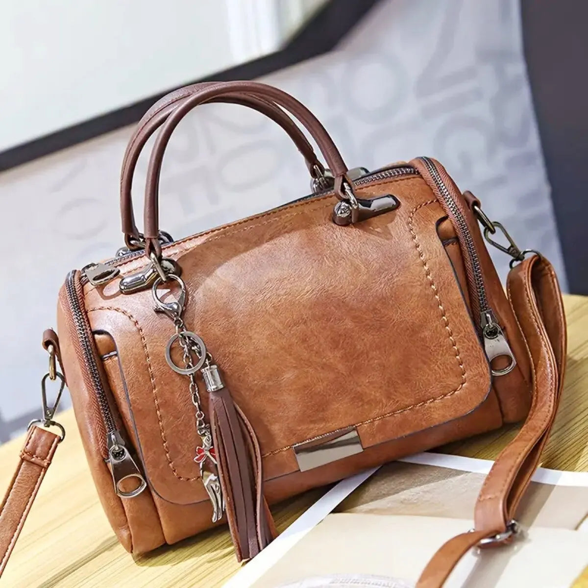 Julie™ | Bolso de Piel Estructurado