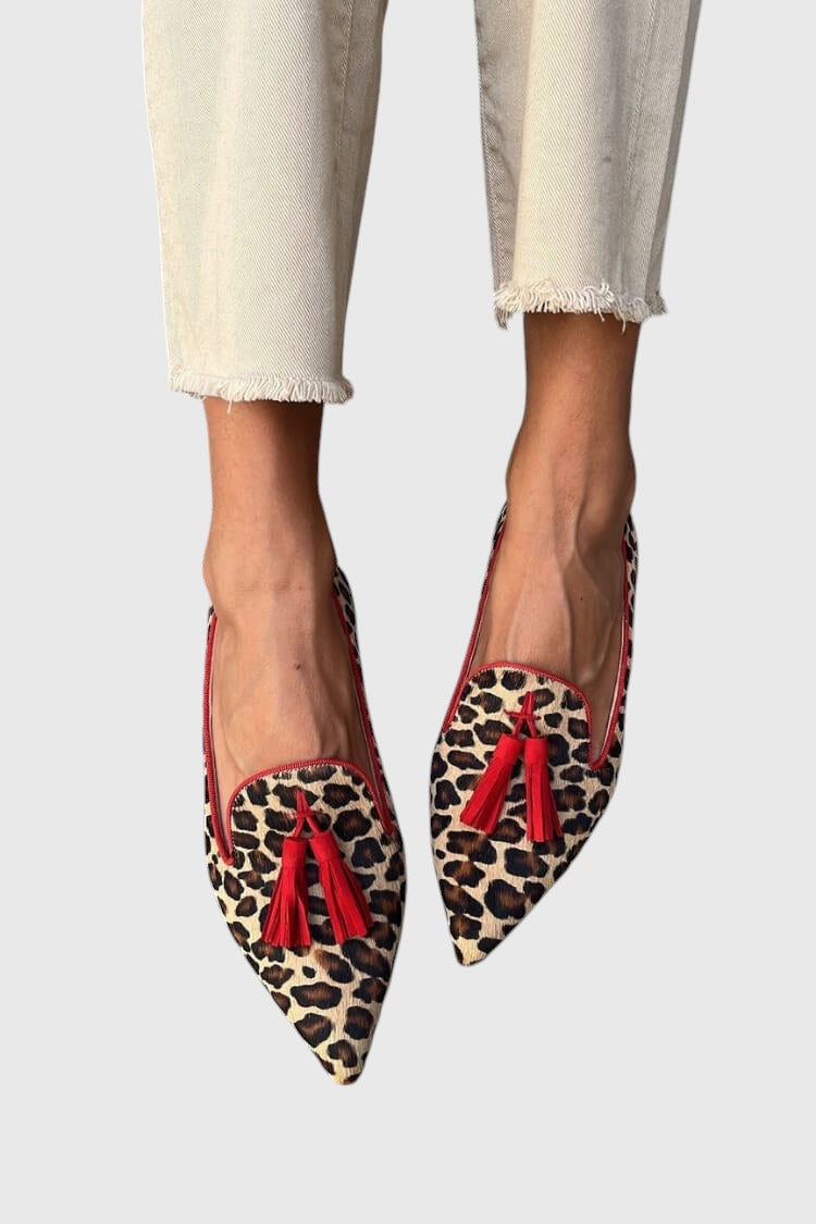 Nela™ | Mocasines Leopardo