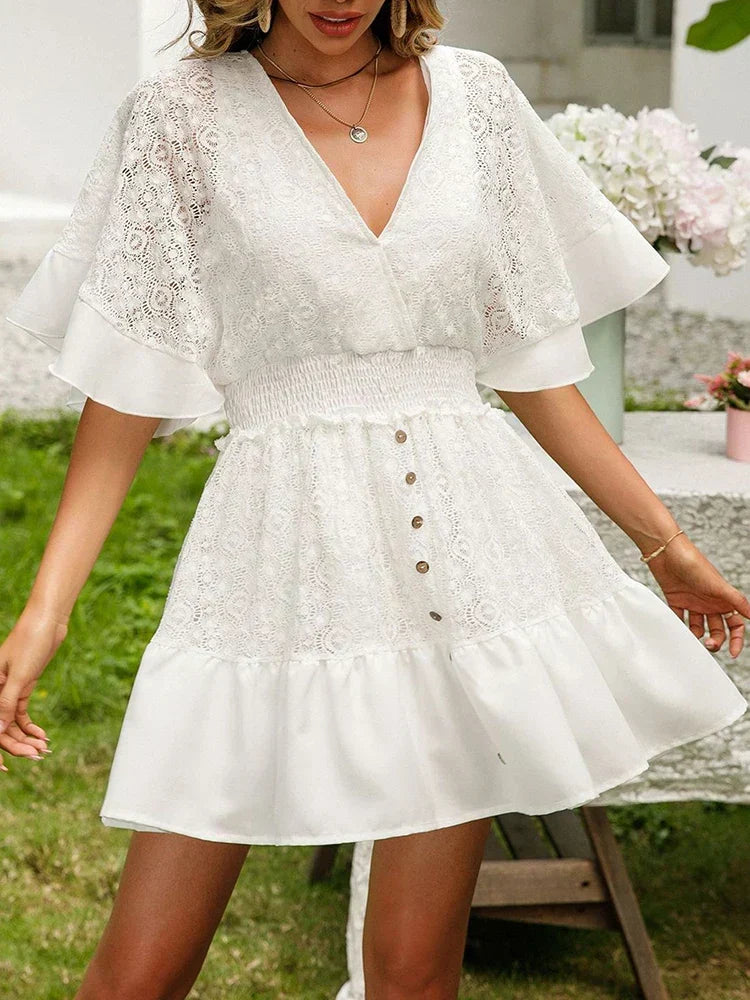 Carole - Vestido de Encaje Boho