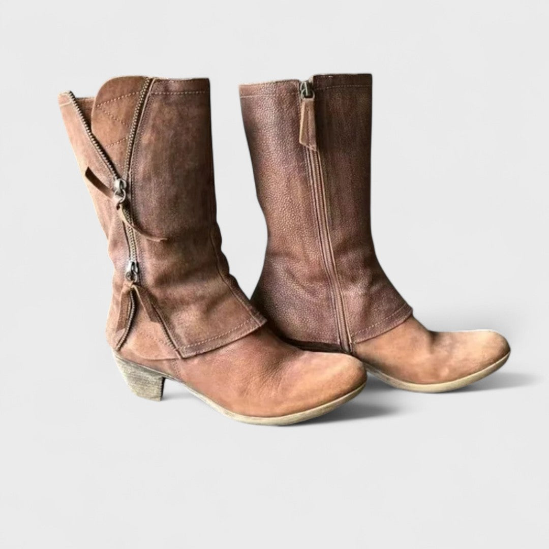 Alma - Botas vintage hasta media pantorrilla