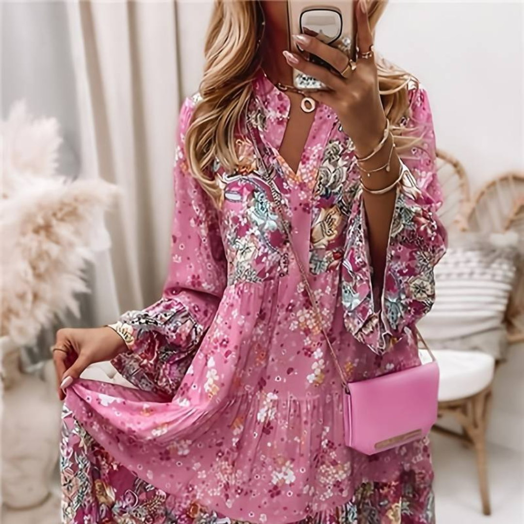 Eira - Vestido Boho Estampado