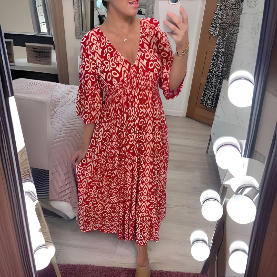 Lillia - Vestido Boho Estampado