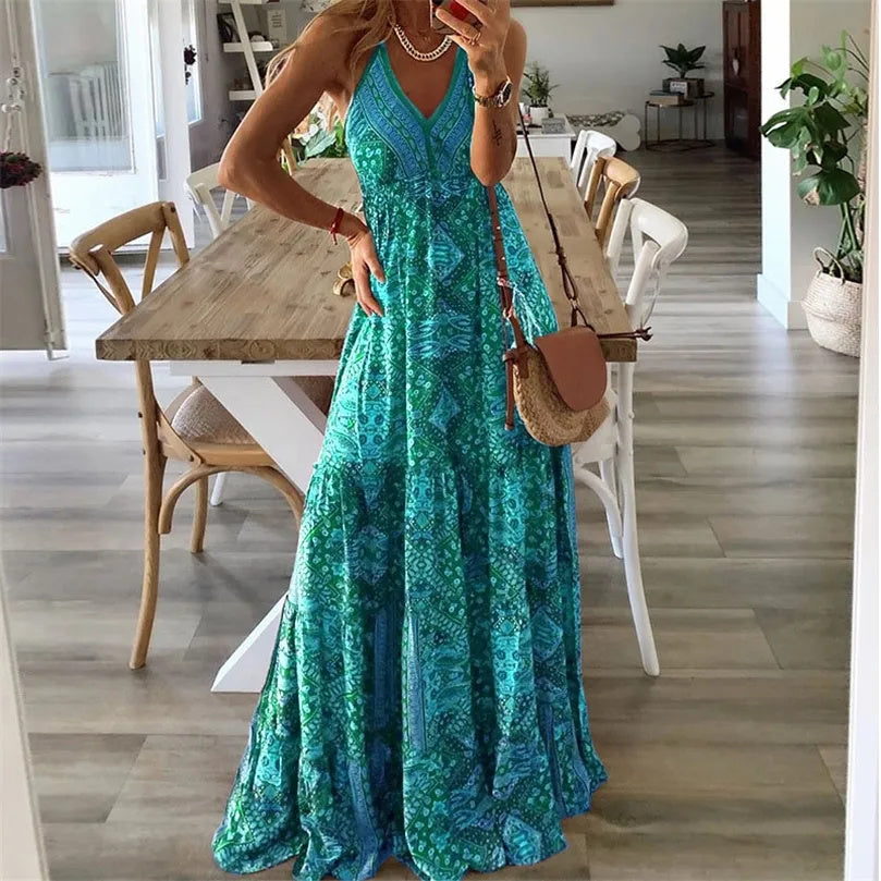 Gweneth - Vestido Boho Sin Mangas