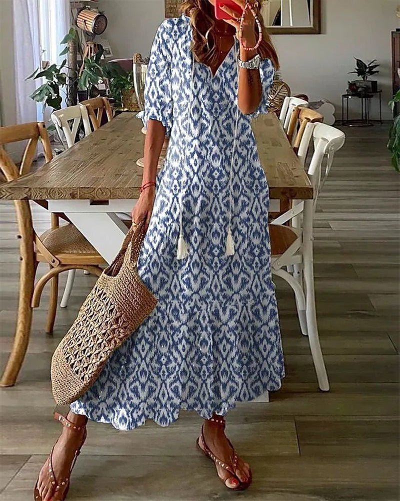 LUNA | MIDI VESTIDO BOHO PARA UN LOOK DESENFADADO