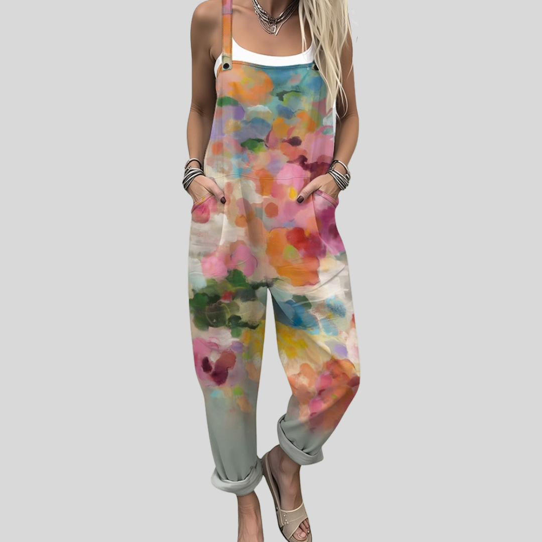 Peto con flores en acuarela