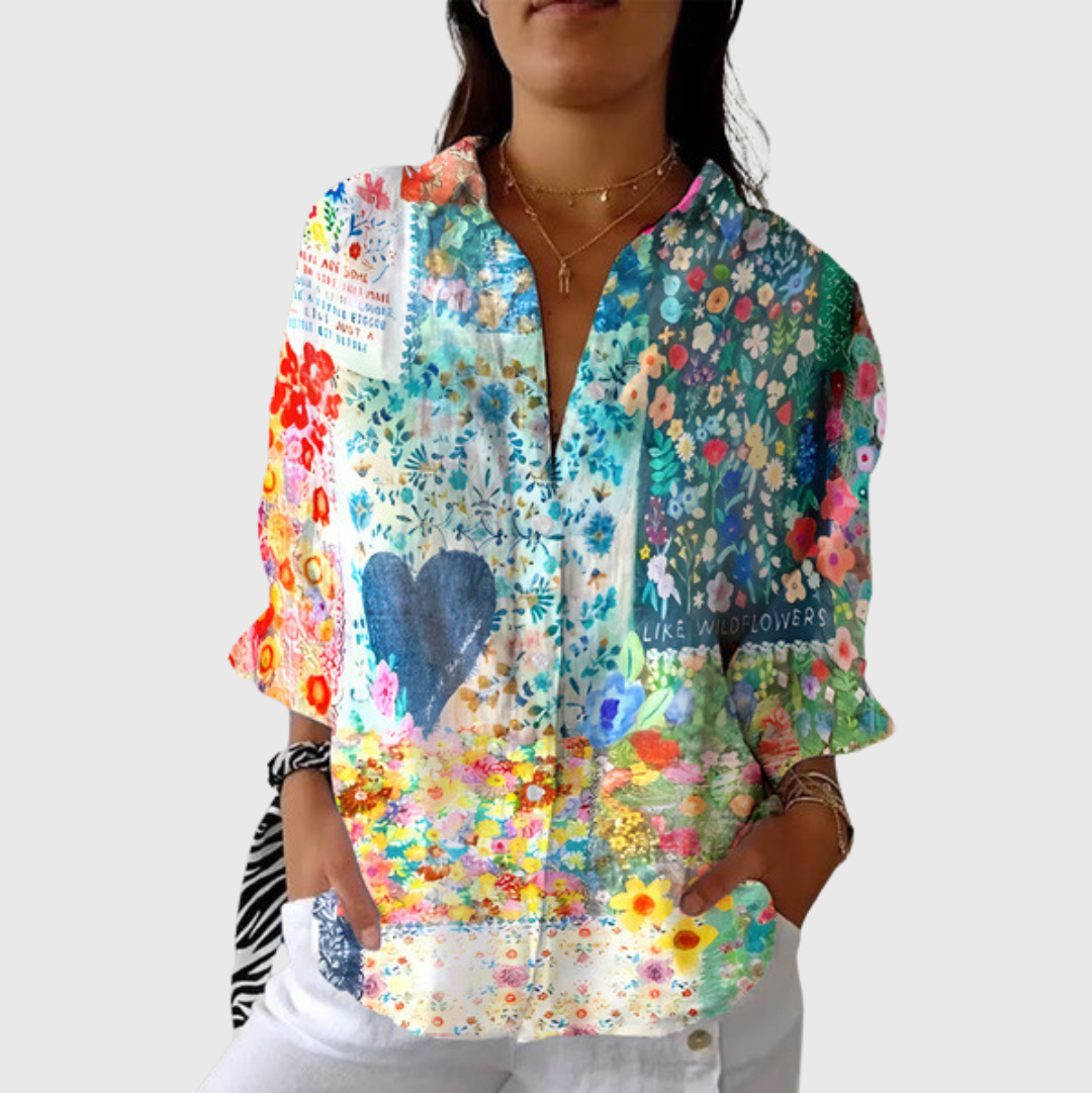 Blusa Estampada Ligera y Colorida