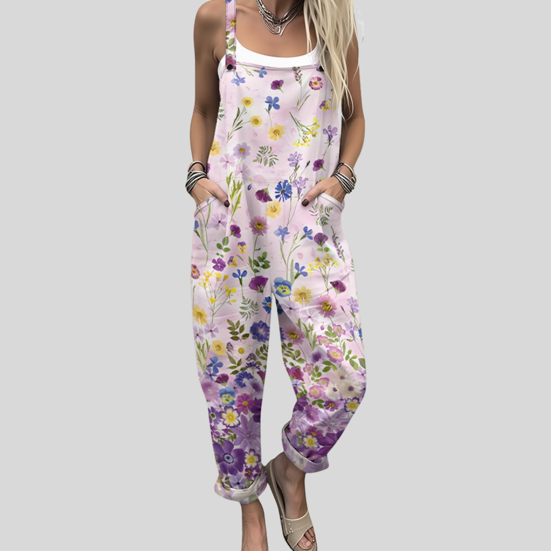 Peto con delicadas flores silvestres
