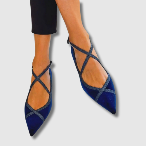 Noëlle™ | Mocasines Elegantes en Azul Marino
